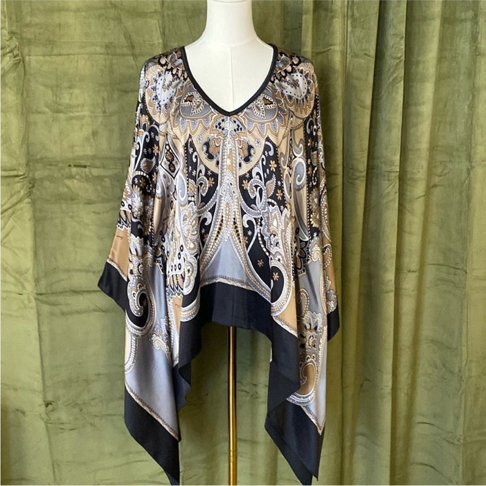 Amour de pin up silk top, one size